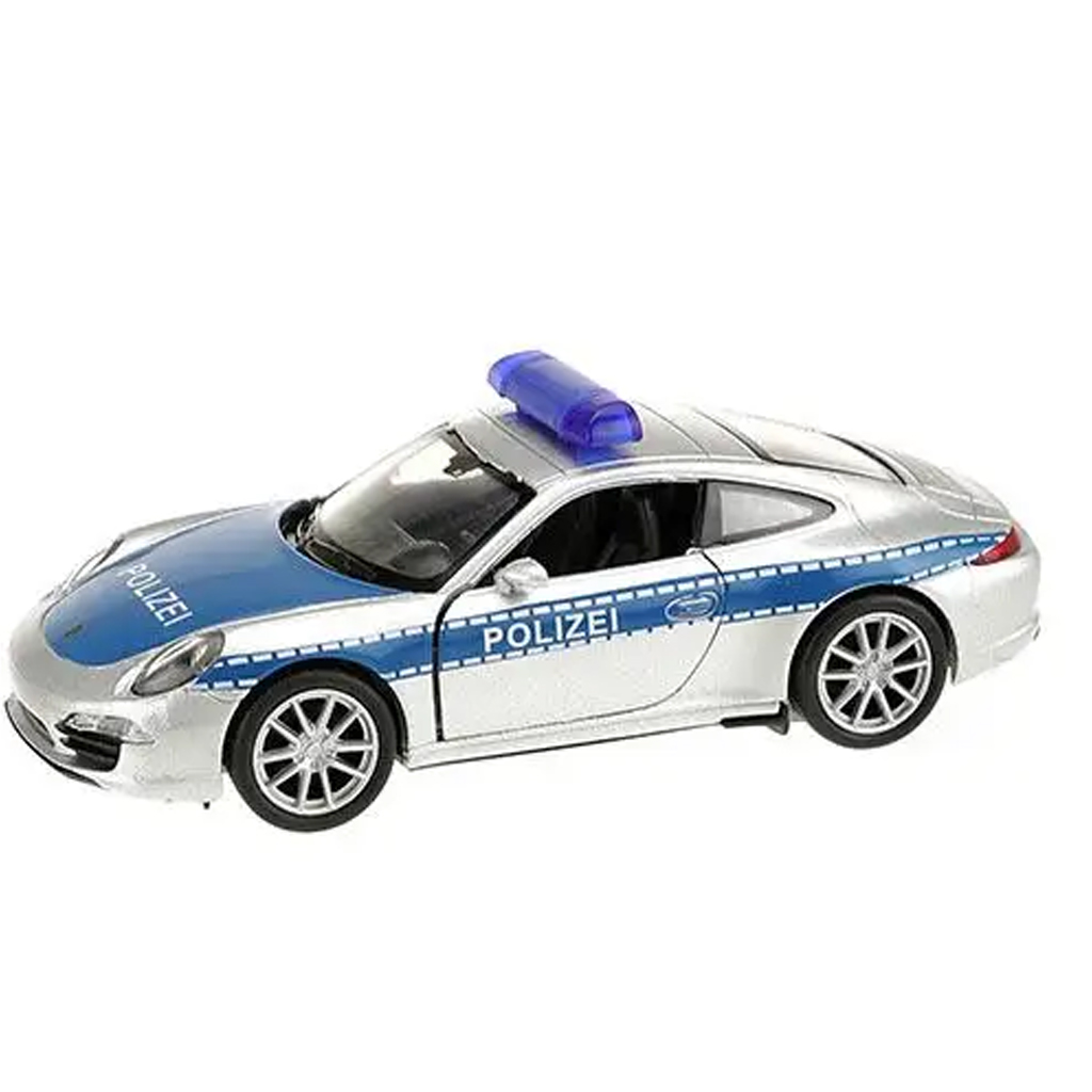 Welly: Porsche 911 policajné kovové modelové autíčko 11 cm