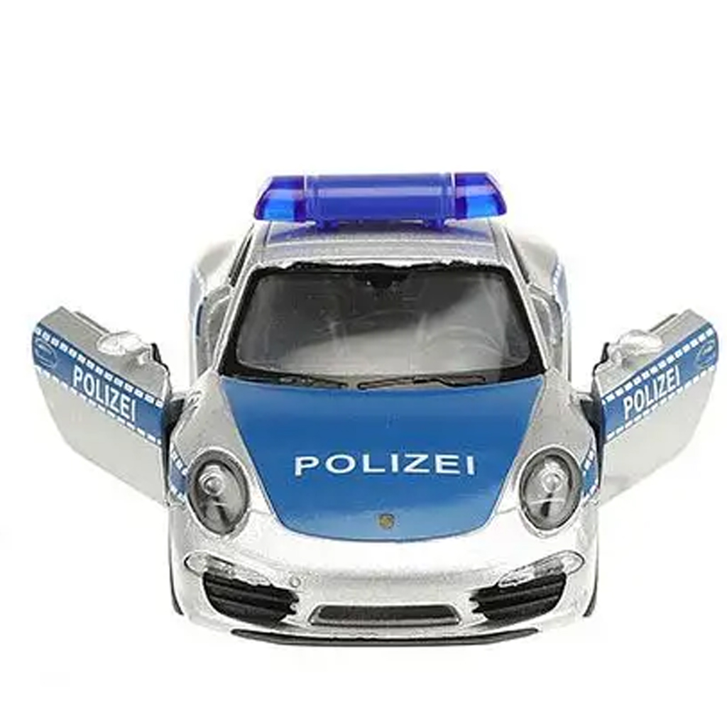 Welly: Porsche 911 policajné kovové modelové autíčko 11 cm kép 3