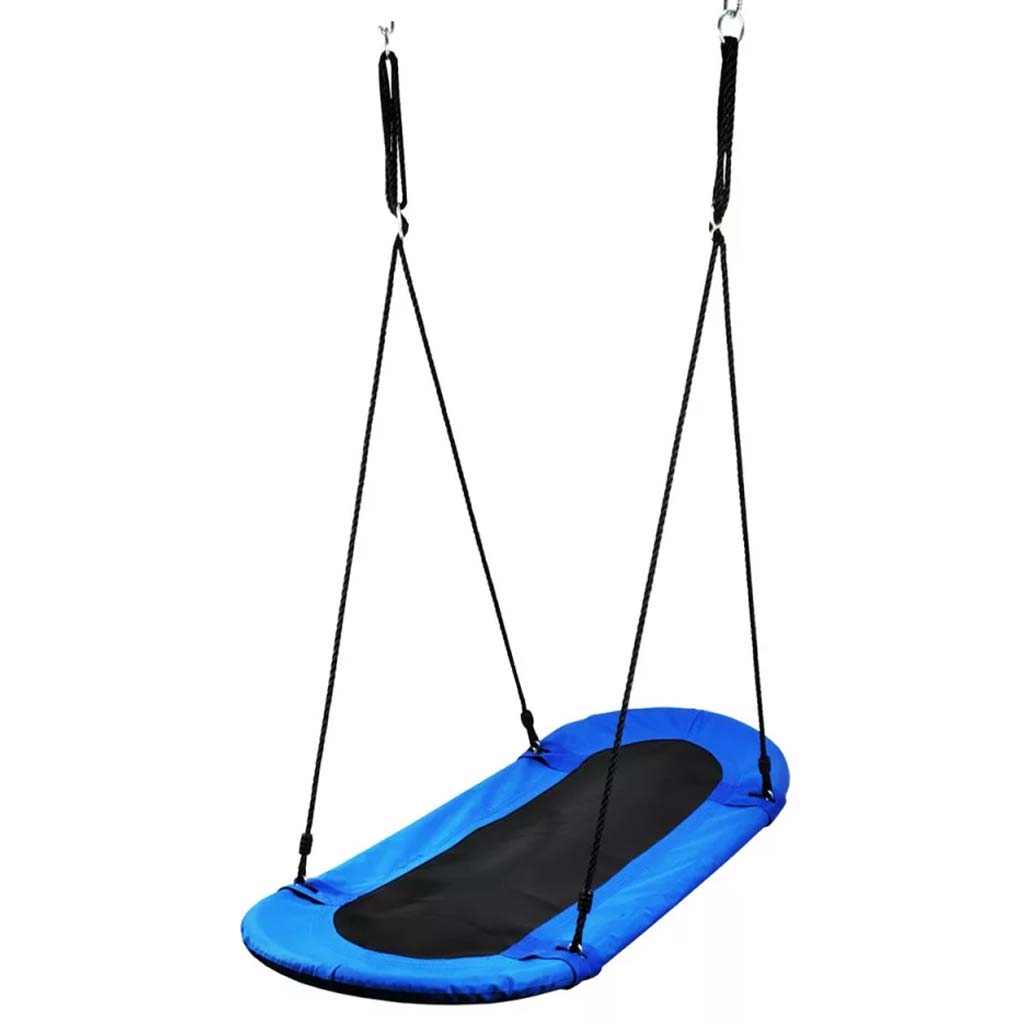 Wonderland oválny hojdačkový hniezdo 165x70 cm - modrá