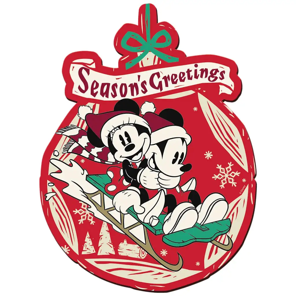 Wood Craft: Disney - Mickey a Minnie Vianoce 160 kusov prémiové drevené puzzle - Trefl kép 2