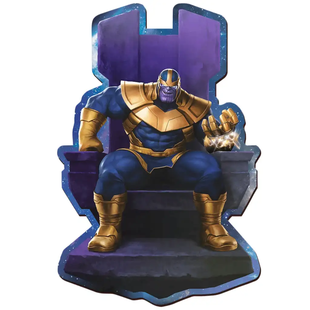 Wood Craft: Marvel Avengers - Thanos na tróne 160 kusov prémiového dreveného puzzle - Trefl kép 2