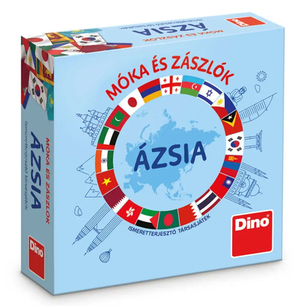 Zábava a vlajky - Ázijská stolová hra