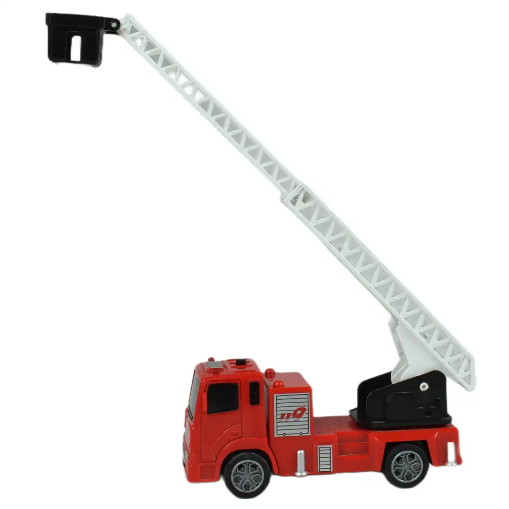 Záchranné vozidlo: Požiarny automobil s vysúvateľným rebríkom 13cm kép 3
