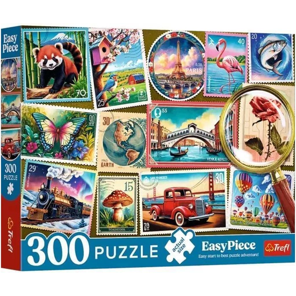 Zbierka známok Easy Piece 300-dielne puzzle - Trefl