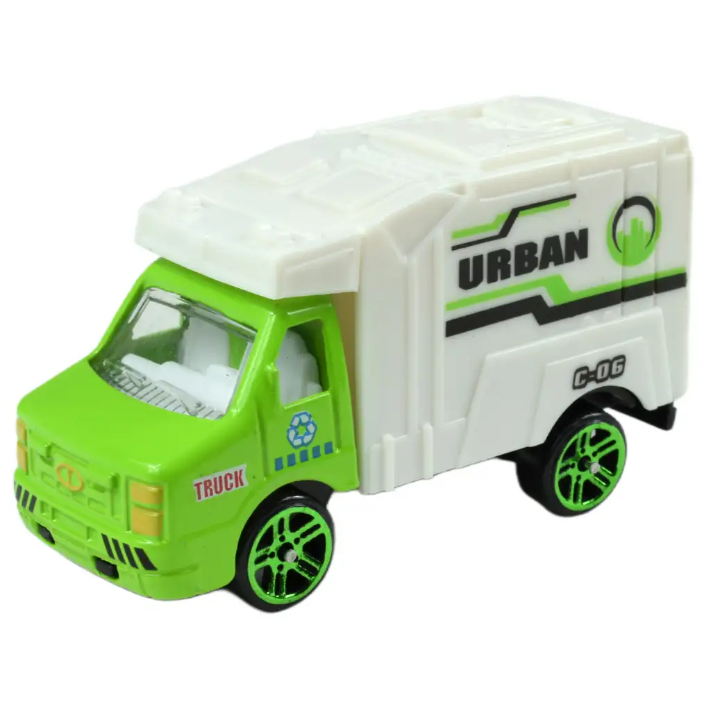 Zelenenie Auta: Sada 6 nákladných áut na prepravu odpadu kép 3