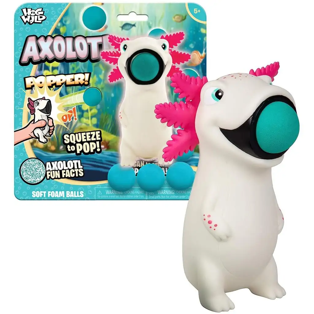 Zing: Popper Axolotl s vystreľovacími loptičkami