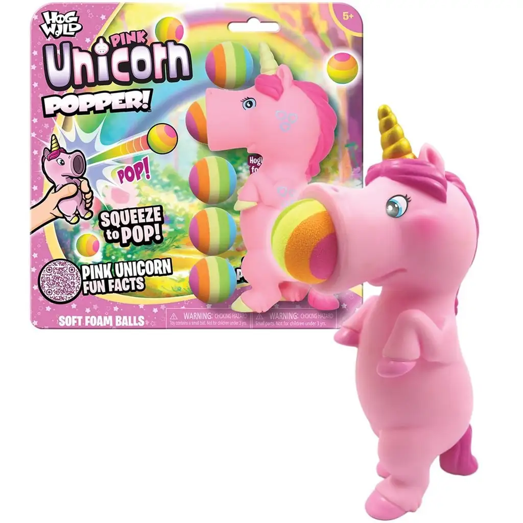 Zing: Popper ružový jednorožec s vystreľovacími loptičkami