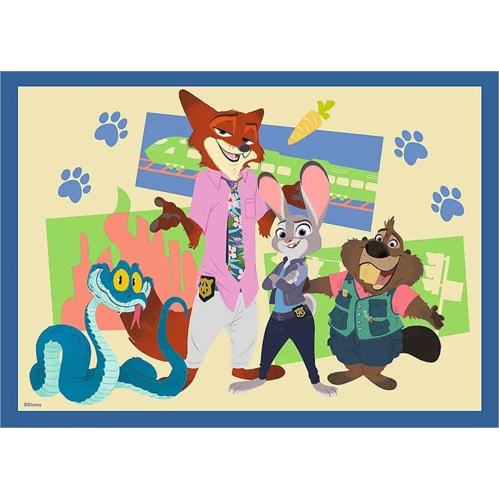Zootropolis 2 – 4 v 1 35-48-54-70 dieliková puzzle – Trefl kép 4