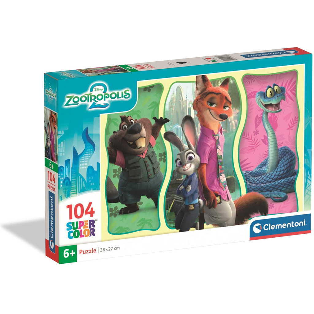 Zootropolis 2 104-dielna Super Color Puzzle - Clementoni