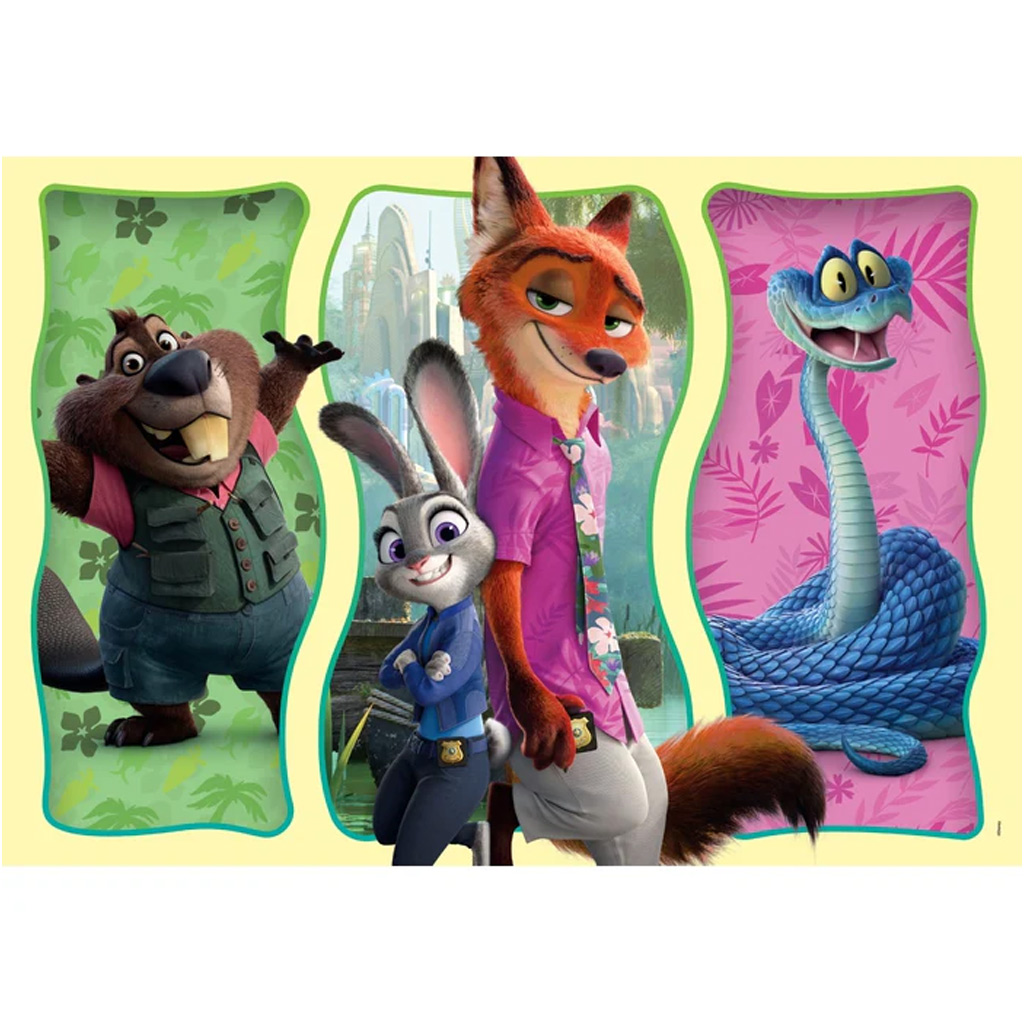 Zootropolis 2 104-dielna Super Color Puzzle - Clementoni kép 2