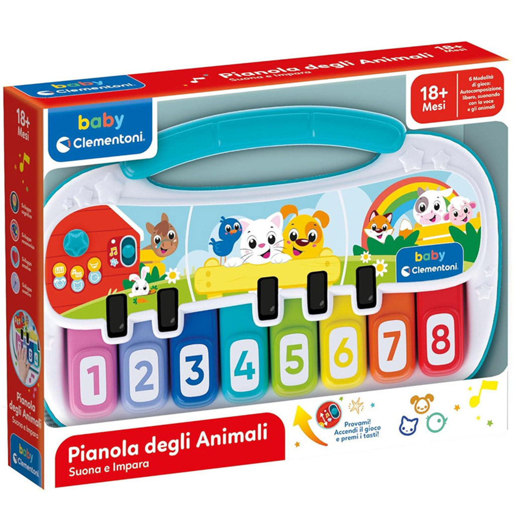 Zvukový syntetizátor so zvieratkami - Clementoni baby