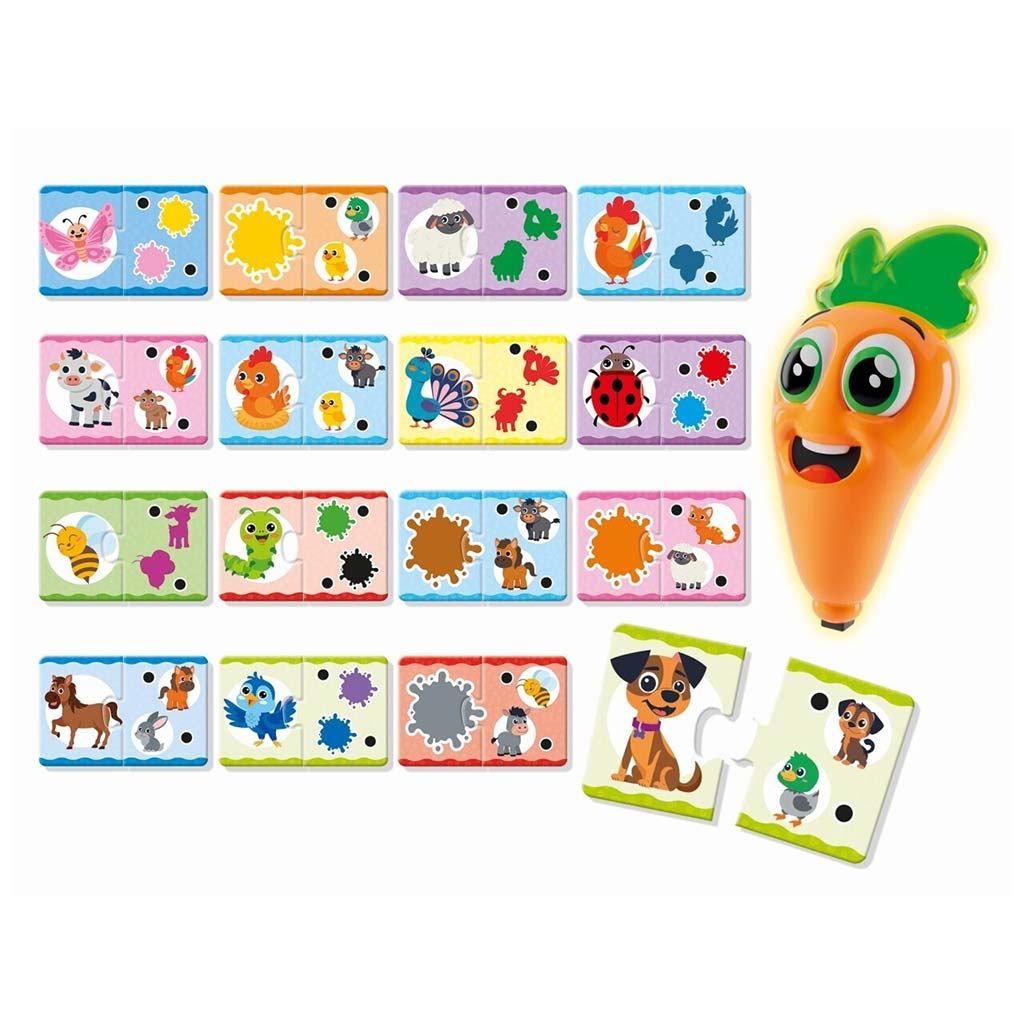 Carotina baby: Farma – rozvojová hra s interaktívnym perom - Lisciani kép 2