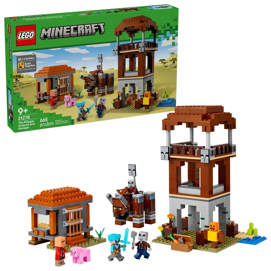 LEGO® Minecraft: Vyhliadková veža a Neničiteľ (21278)
