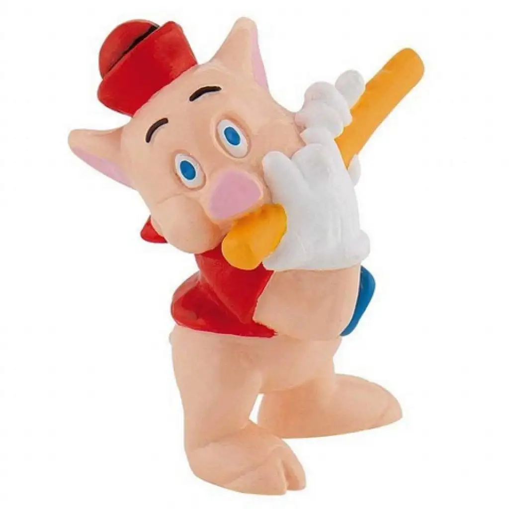 Tri malé prasiatka: Prasiatko s flautou hracia figúrka - Bullyland kép 1