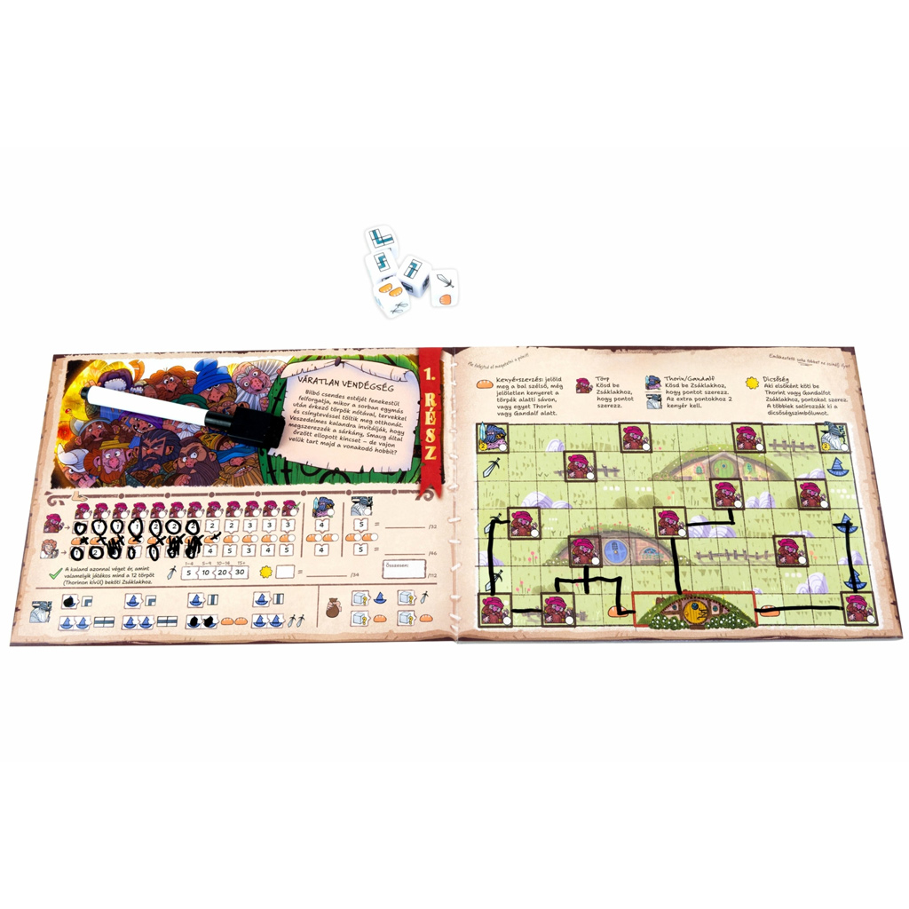 Hobit – Tam a späť spoločenská hra kép 3