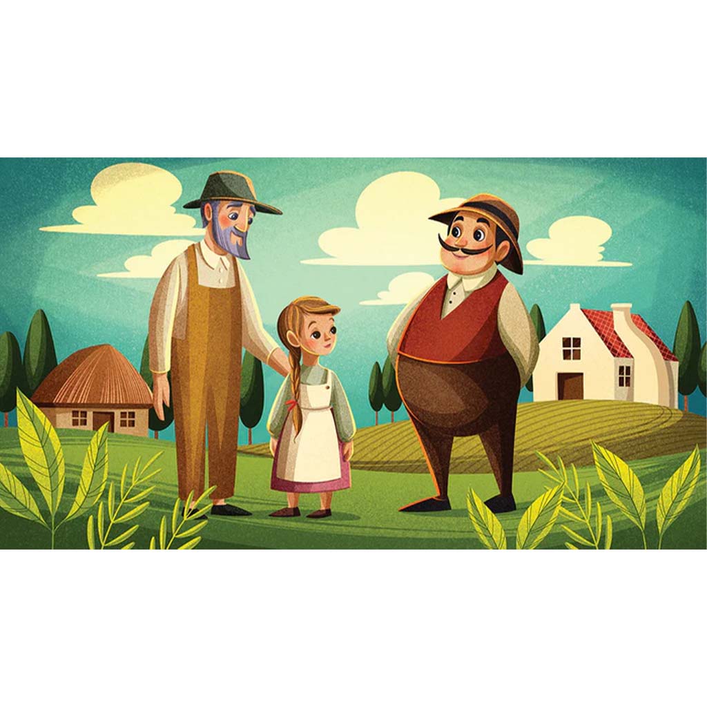 Chlapec a prázdny kvetináč diafilm (Séria diapozitívov Pokladnica ľudových rozprávok) kép 3