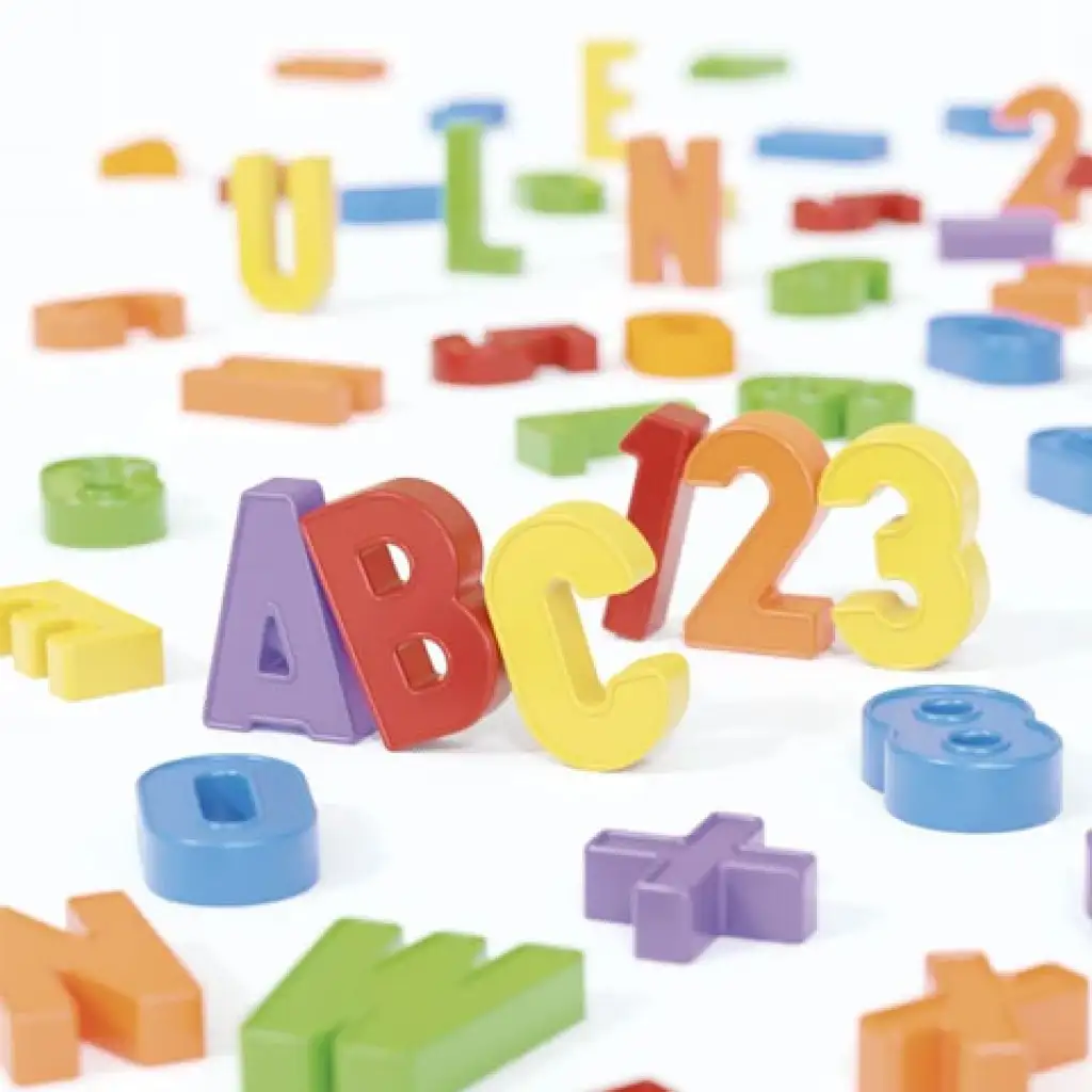 Quercetti: ABC + 123 mágneses szett 106db-os kép 2