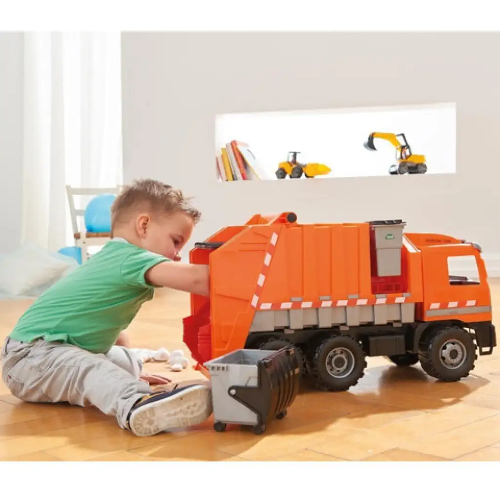 LENA: Mercedes-Benz Actros obrovské smetiarske auto 64 cm kép 3