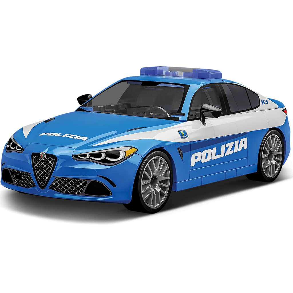 COBI: Stavebnica policajného auta Alfa Romeo Giulia Quadrifoglio (24606) kép 2