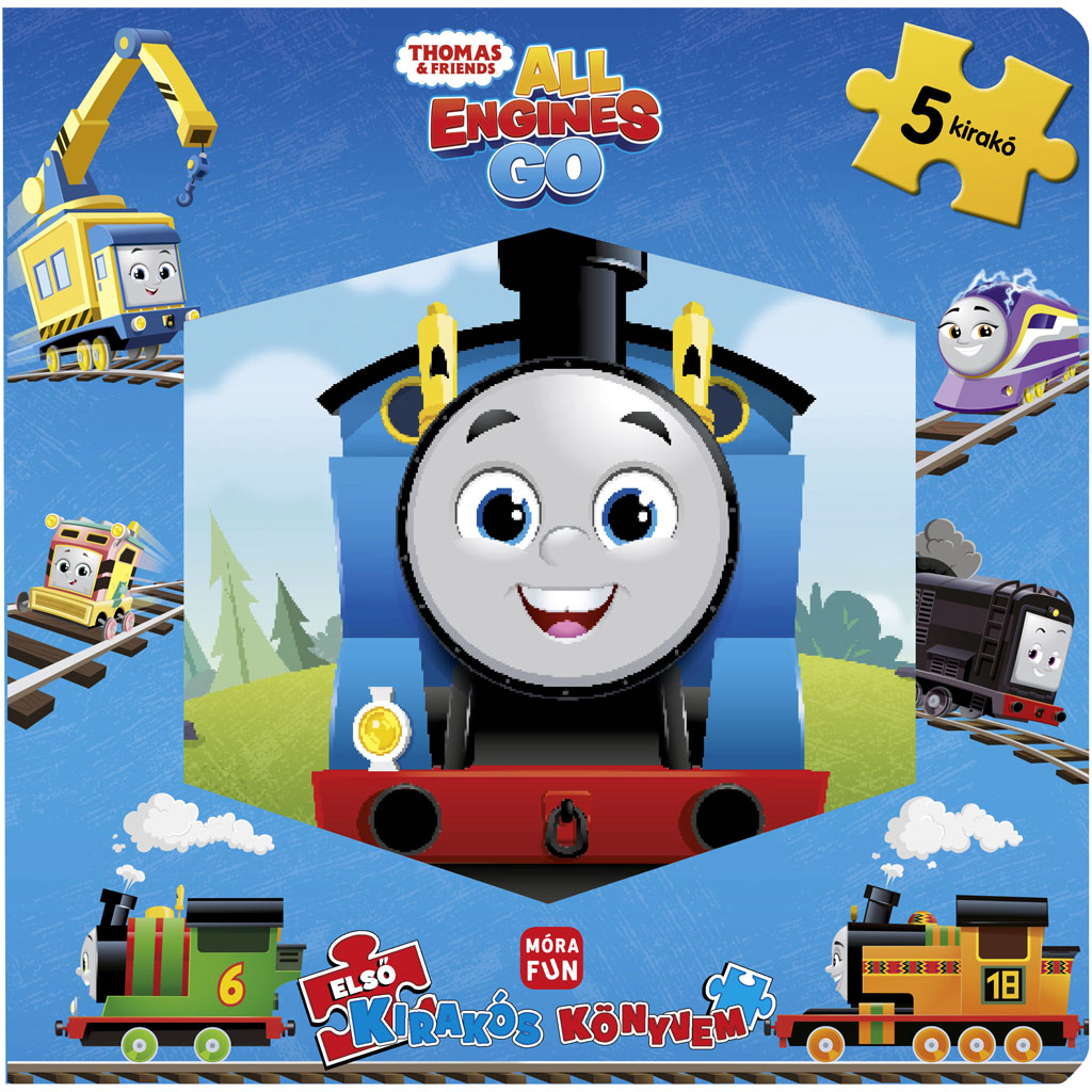 Móra: Thomas a jeho priatelia – Moja prvá kniha puzzle s 5 skladačkami