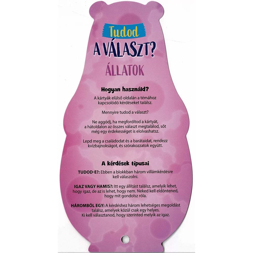 Vieš odpoveď? - Zvieratá kép 2