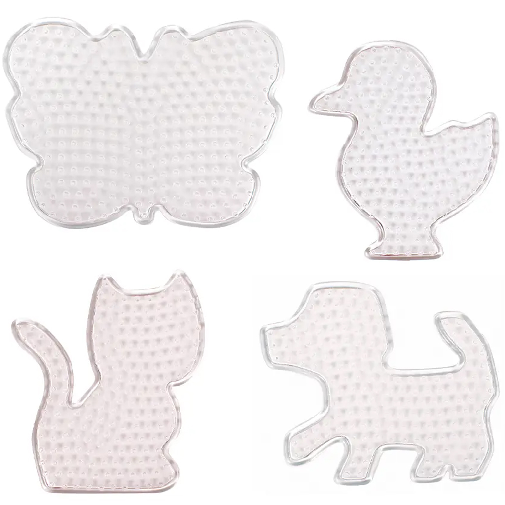 PlayBox: Podložky so zvieratkami na 5 mm MIDI žehliace koráliky, 4-dielná sada kép 2