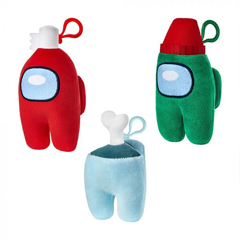 Among Us plyšová figúrka s vešiakom 13 cm vo viacerých variantoch