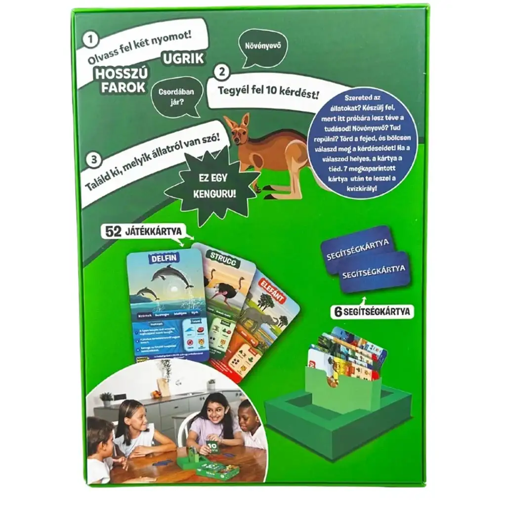 10+ kvíz - Úžasný svet zvierat spoločenská hra kép 3