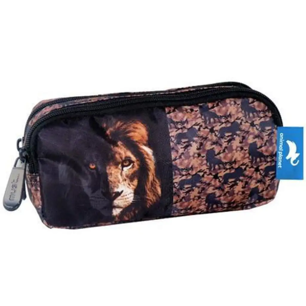 Animal Planet peračník so vzorom leva a dvomi priehradkami