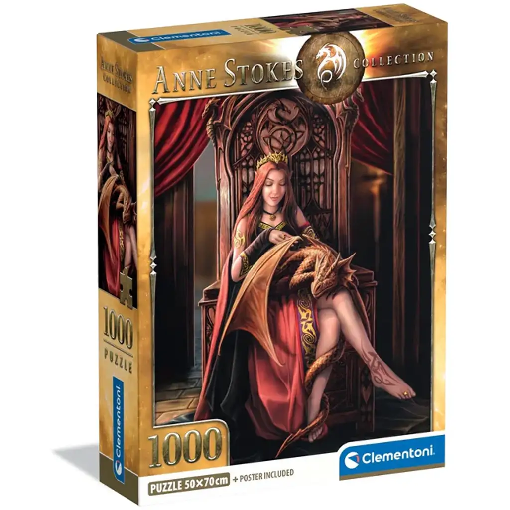 Anna Stokes - Priatelia navždy 1000-dielne puzzle s plagátom - Clementoni