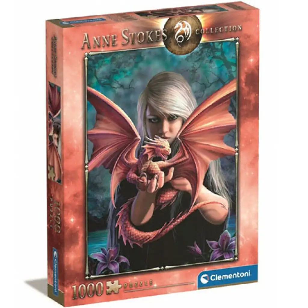 Anne Stokes: Dragonkin 1000ks puzzle - Clementoni