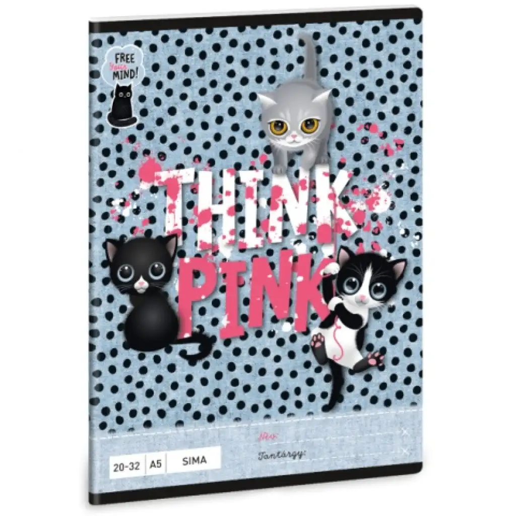 Ars Una: Think Pink sima füzet A/5 20-32 kép 1
