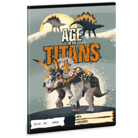 Ars Una: Age of the Titans dinosaurus čistý zošit A/5 20-32