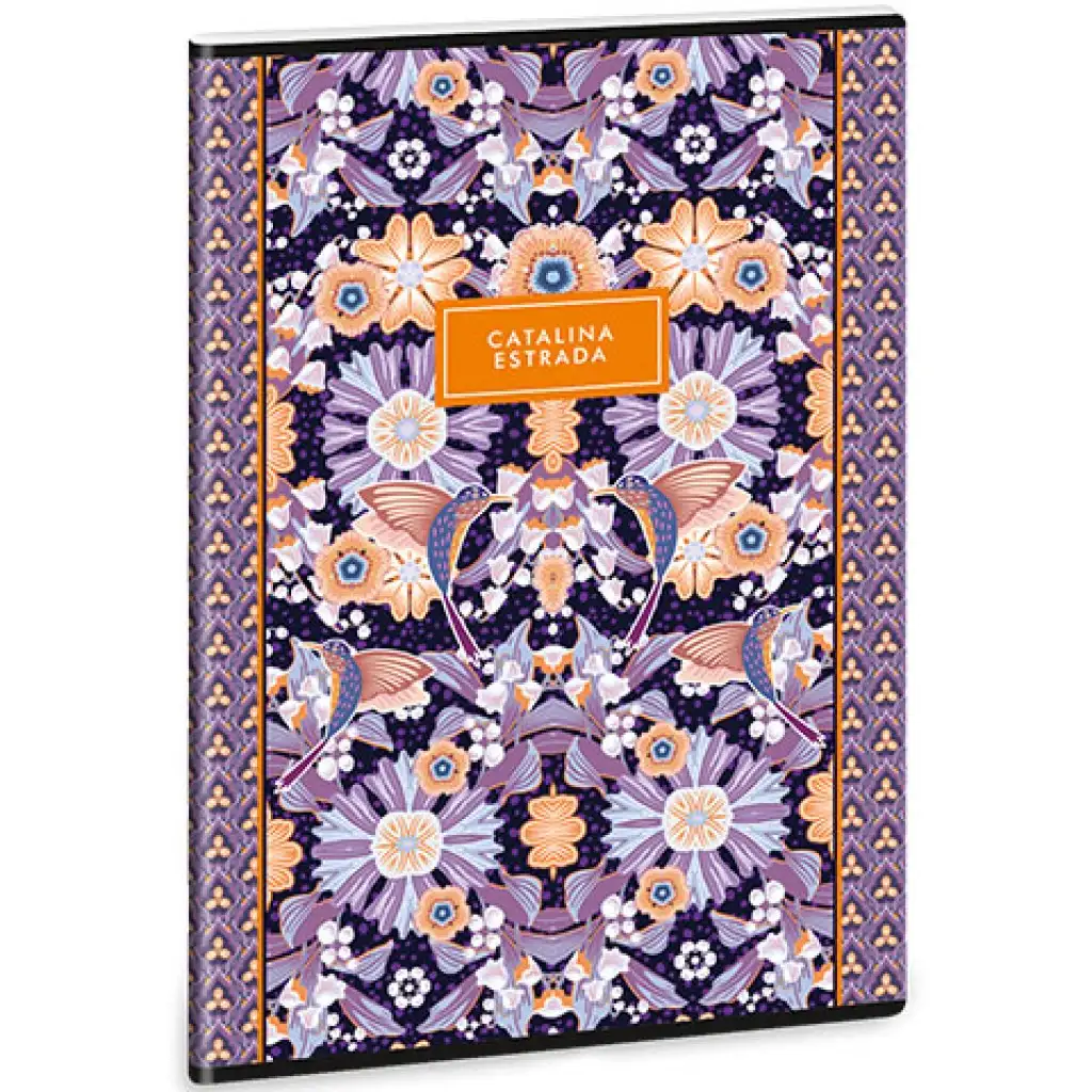 Ars Una: Catalina Estrada Flower Lili extra kockovaný zošit A/4