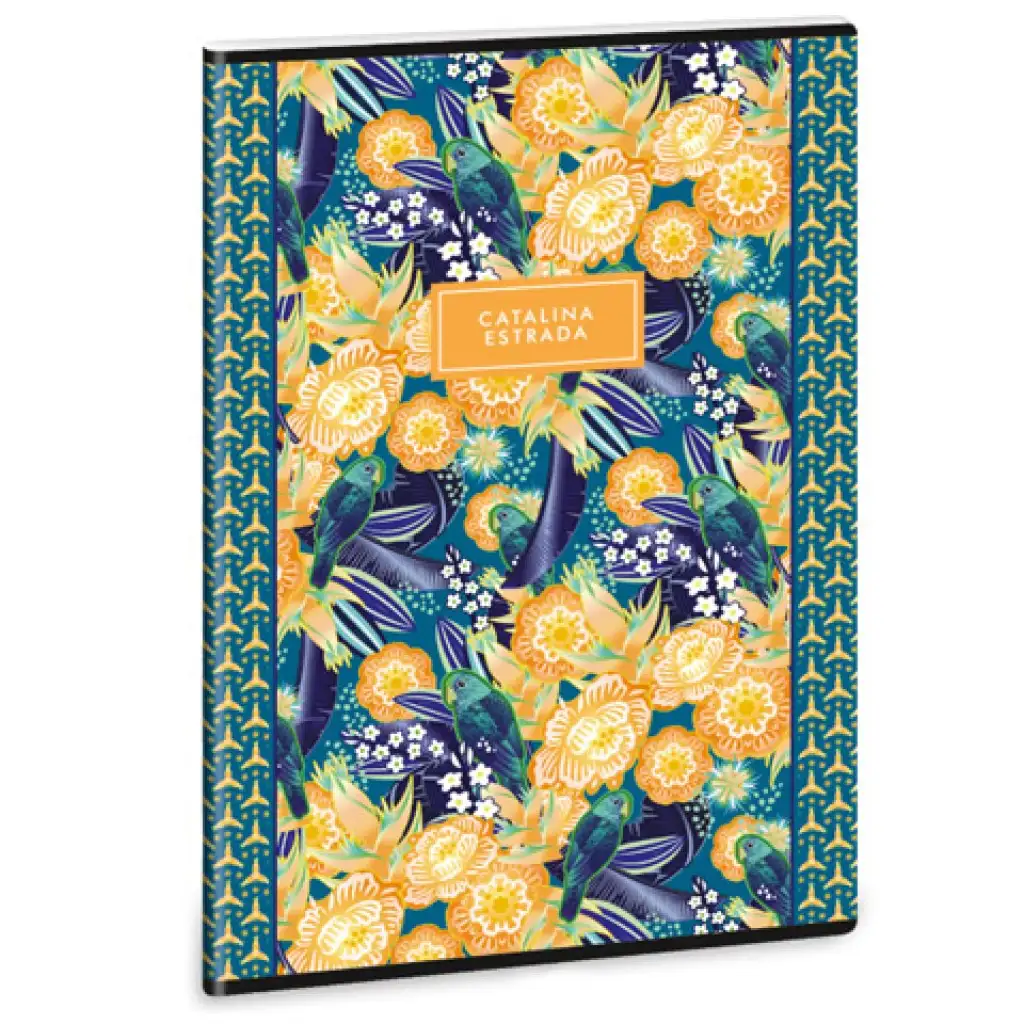 Ars Una: Catalina Estrada Parrot Tropical linajkový zošit A/4 pre 4. ročník