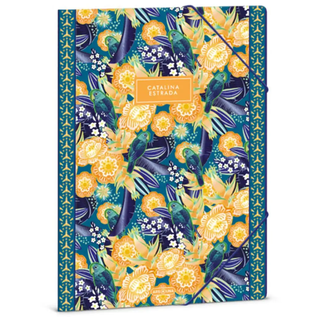 Ars Una: Catalina Estrada Parrot Tropical priečinok na dokumenty A/4