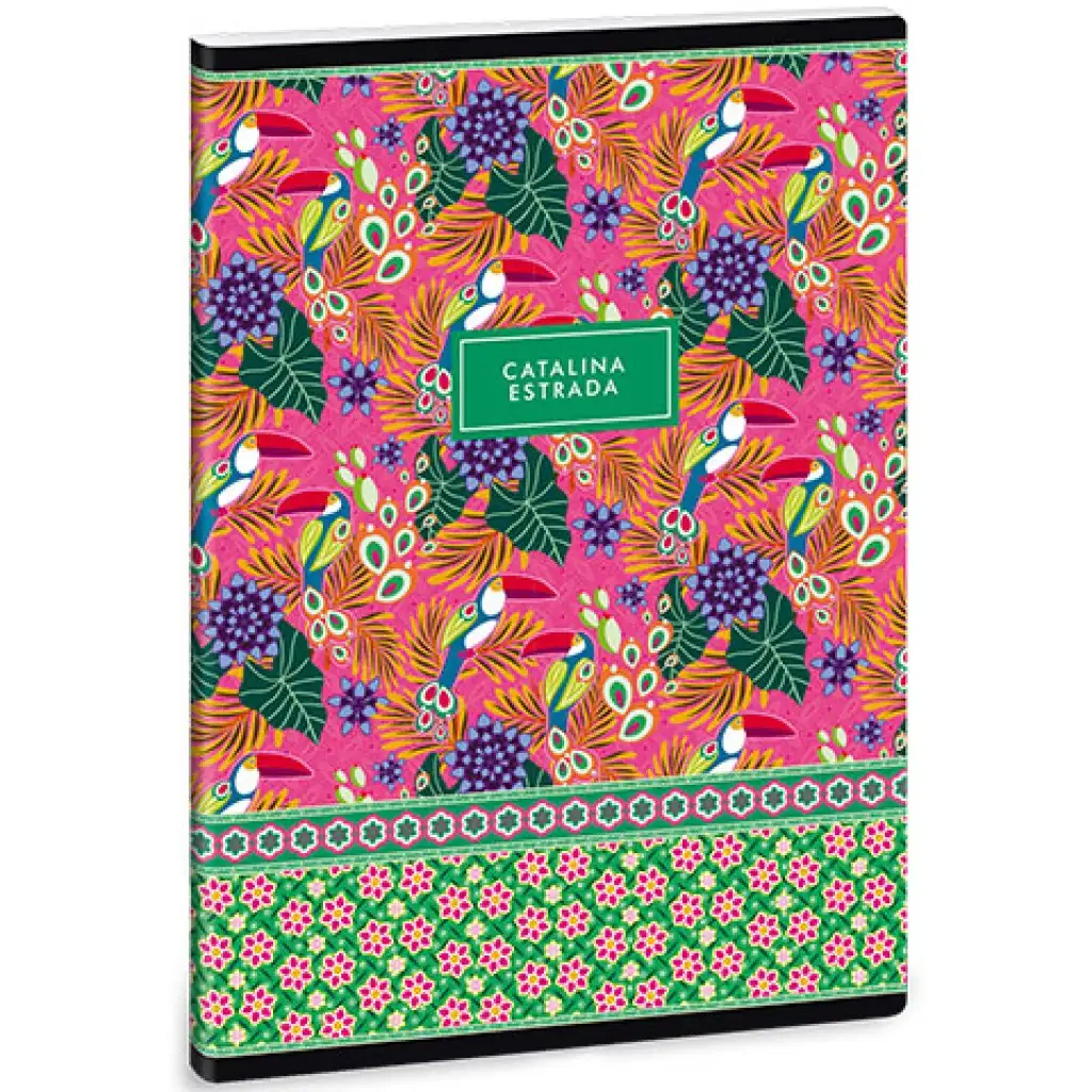 Ars Una: Catalina Estrada tropický extra zošitý linajkový zošit A/5