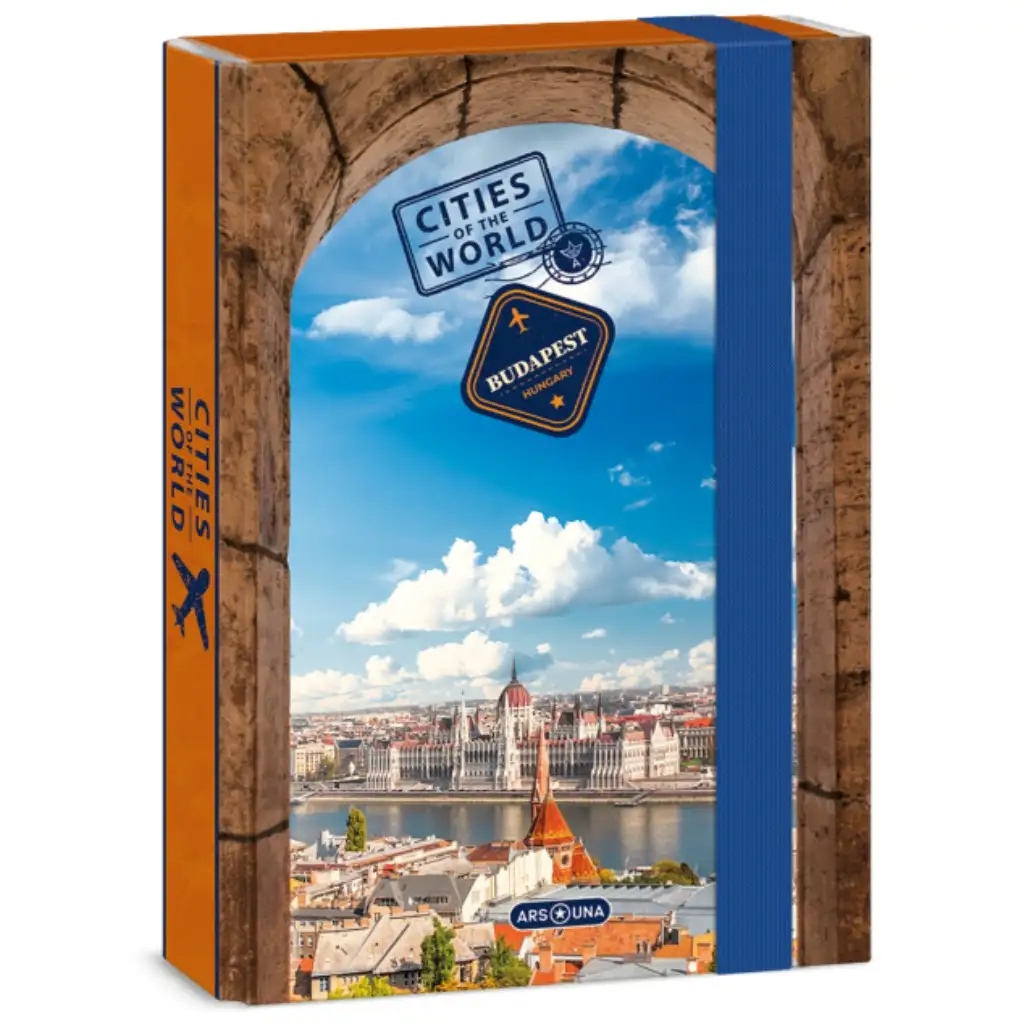 Ars Una: Cities - Budapest A5-ös füzetbox 4cm-es gerincvastagsággal kép 1