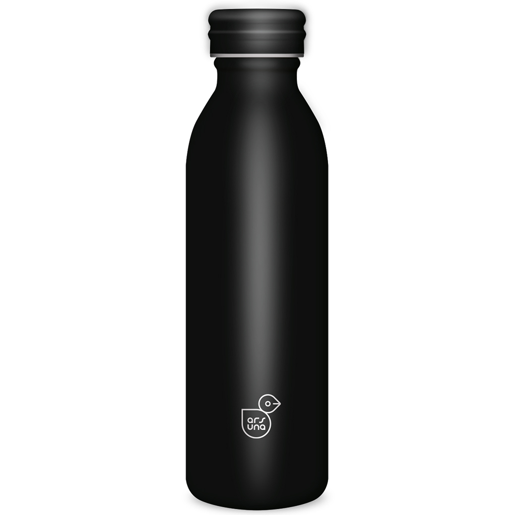 Ars Una: Noir dvojstenná kovová fľaša 600 ml