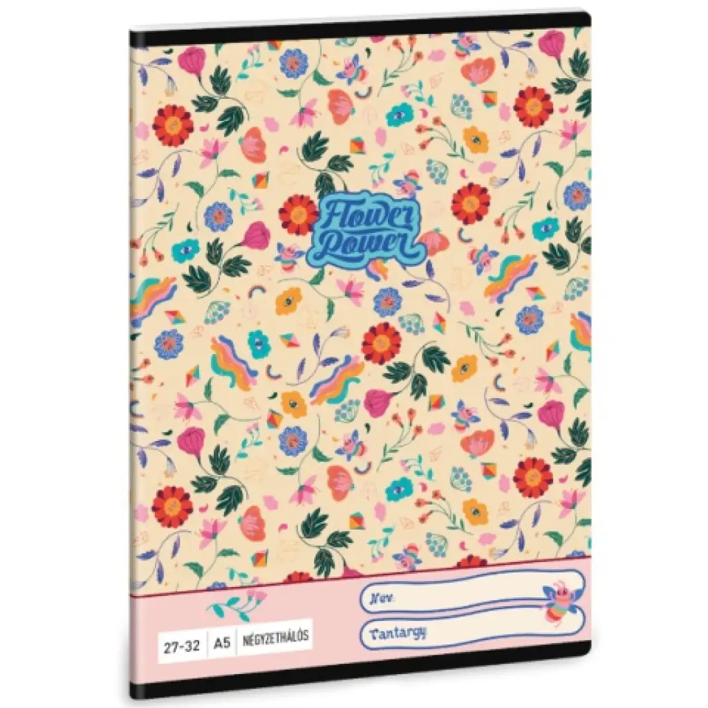 Ars Una: Flower Power štvorčekový zošit A/5 27-32