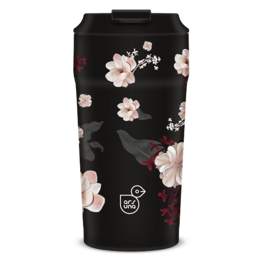 Ars Una Flowery Black termohrnček 470 ml