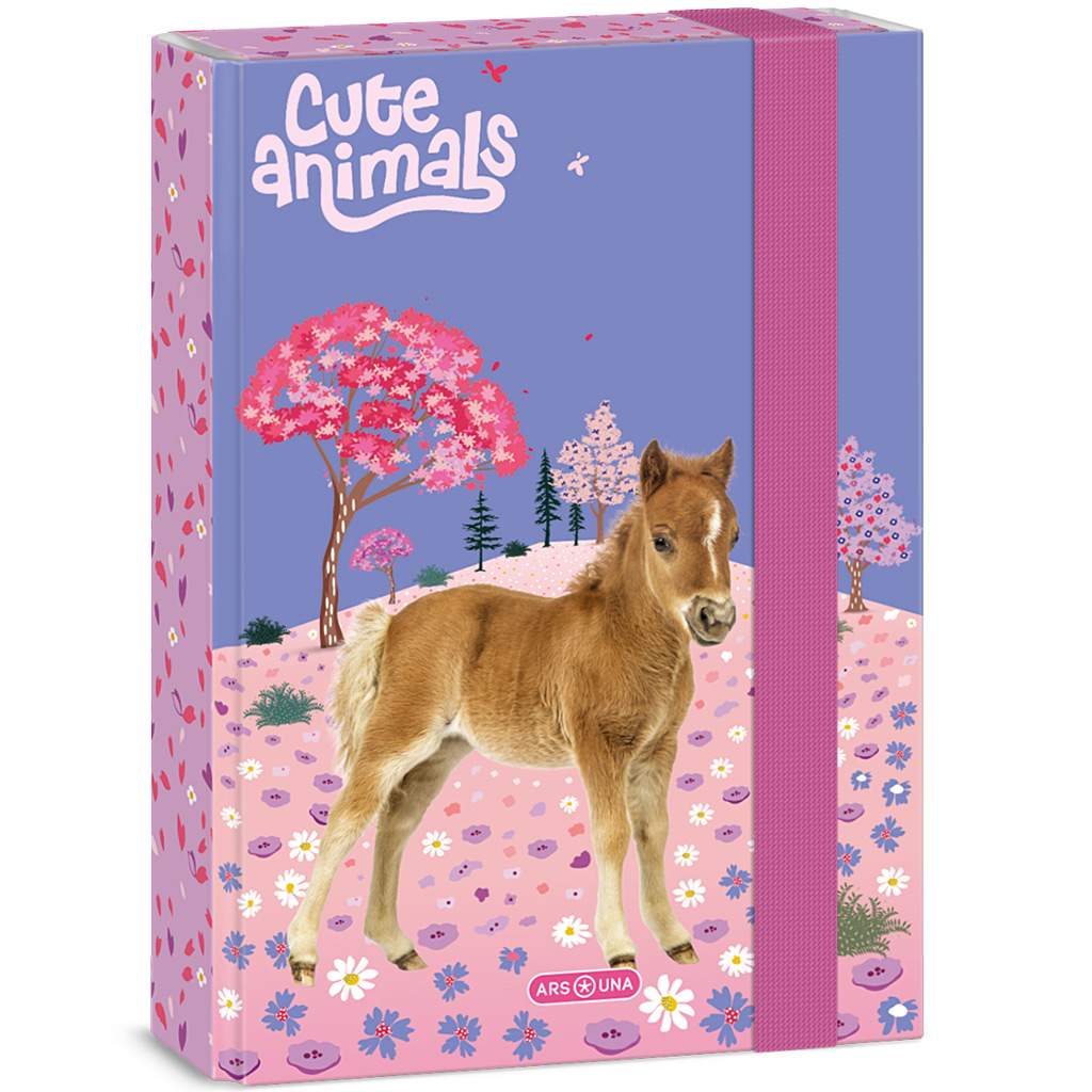 Ars Una: Cute animals - Horse lovas füzetbox A/5 kép 1