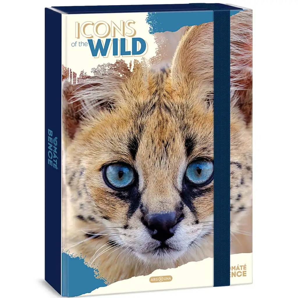 Ars Una: Icons of the Wild Serval A/4 box na zošity