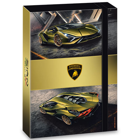 Ars Una: Lamborghini Sian box na zošity A/4 s gumičkou