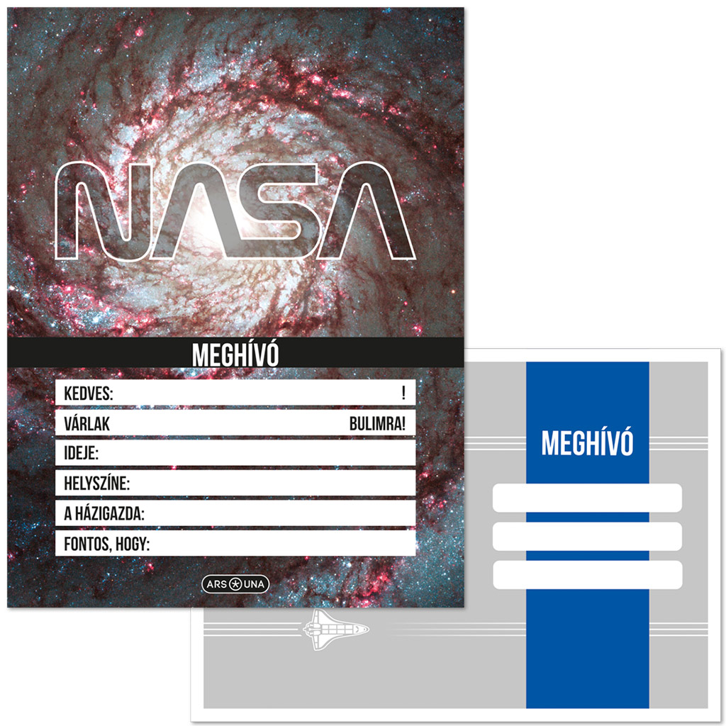 Ars Una: NASA 10db-os meghívó szett borítékkal kép 1