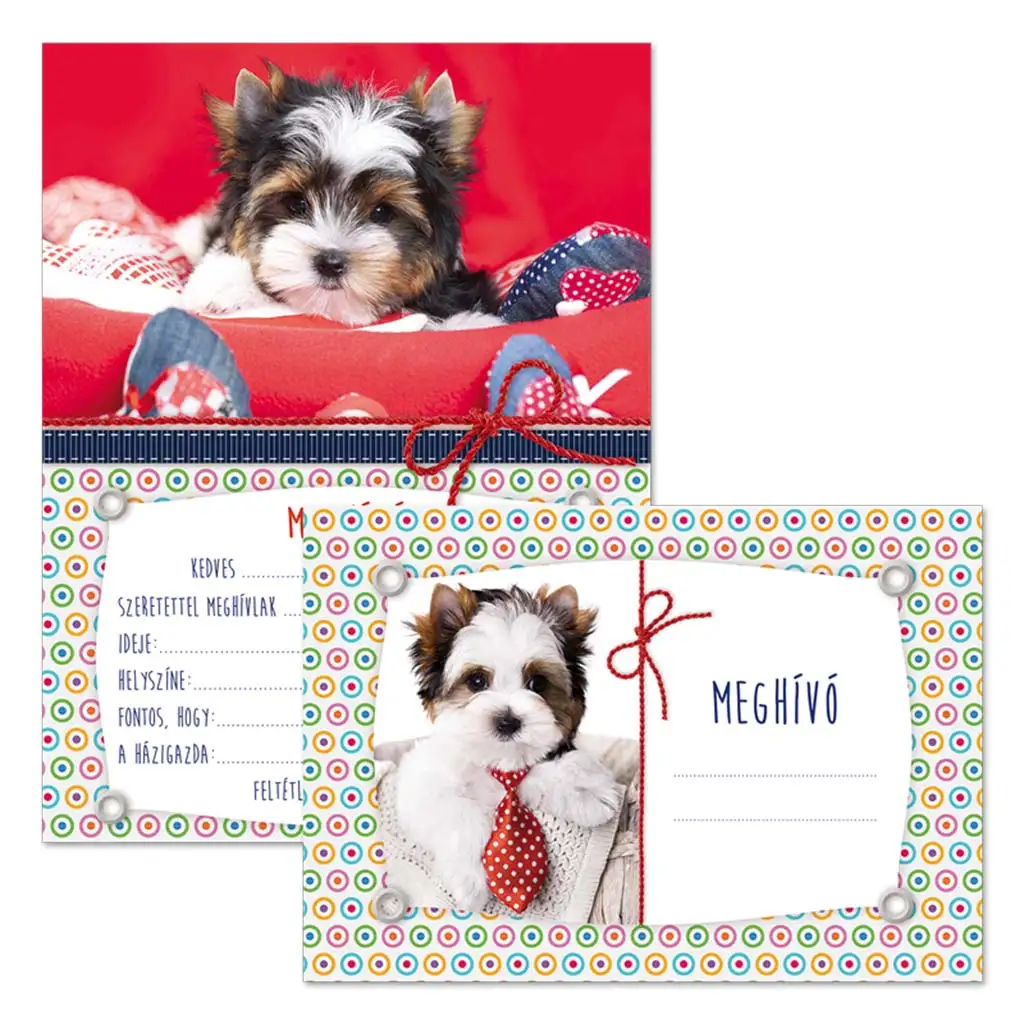 Ars Una: Pozvánka na psiu párty s obálkou, 10 ks