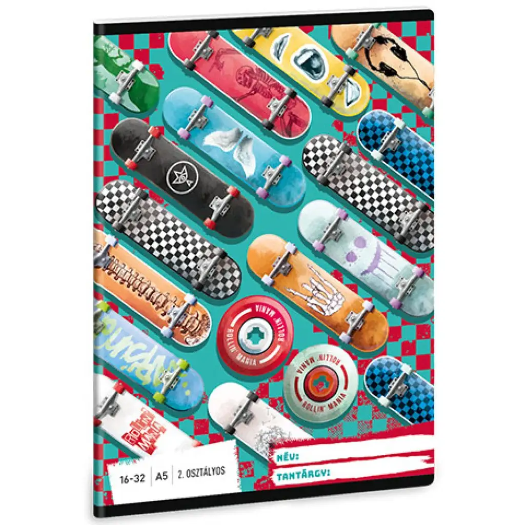 Ars Una: Rollin Mania linajkový zošit pre 2. ročník A/5 16-32