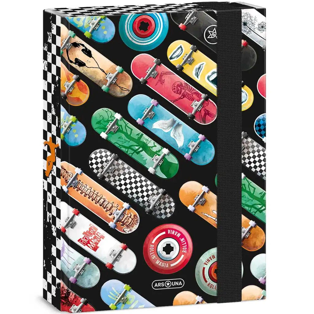 Ars Una: Rollin' Mania skateboard box na zošity A/5