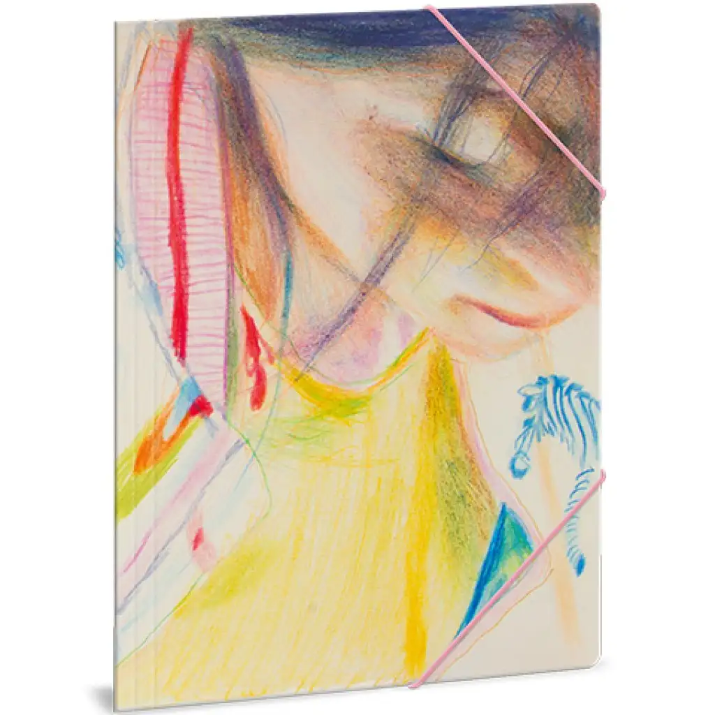 Ars Una: Roseberry priečinok na dokumenty s gumičkou A/4