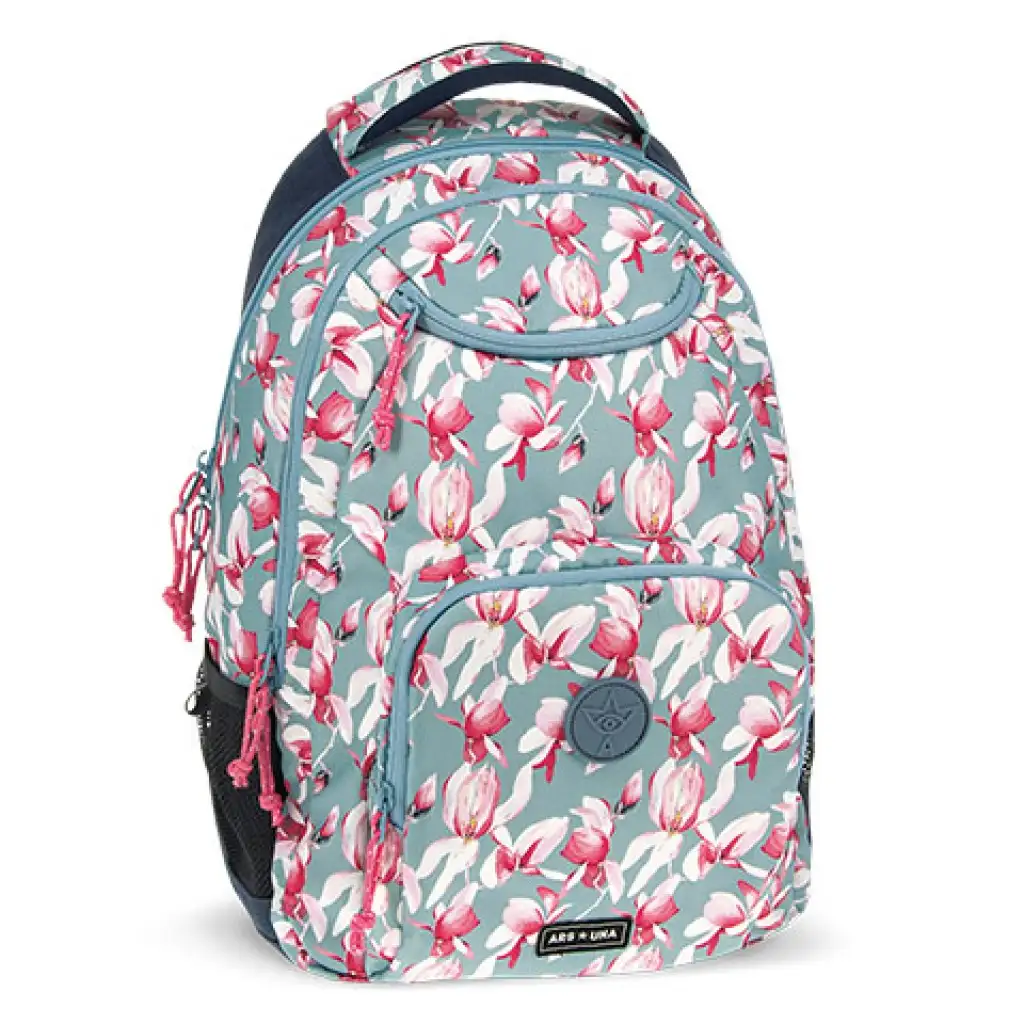 Ars Una: Rosy Magnolia AU-6 iskolatáska, hátizsák 34x49x26 cm kép 1